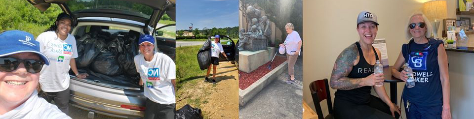 Johnston County REALTORS® during their for their annual JCAR Cleans JOCO event.